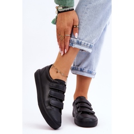 Pantofi clasici cu velcro Big Star LL274A206 Negri negru 1