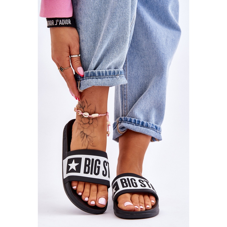 Papuci de damă Big Star Classic LL274739 Negri negru 1