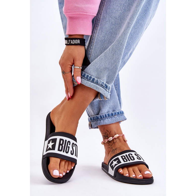 Papuci de damă Big Star Classic LL274739 Negri negru 2