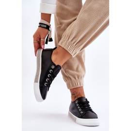 Pantofi de damă joasă cu jeturi alb-negru Demira 2