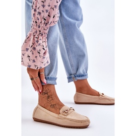 FC3 Mocasini clasici din piele intoarsa cu ornamente Bej Arla 2 FC3 Mocasini clasici din piele intoarsa cu ornamente Bej Arla 2