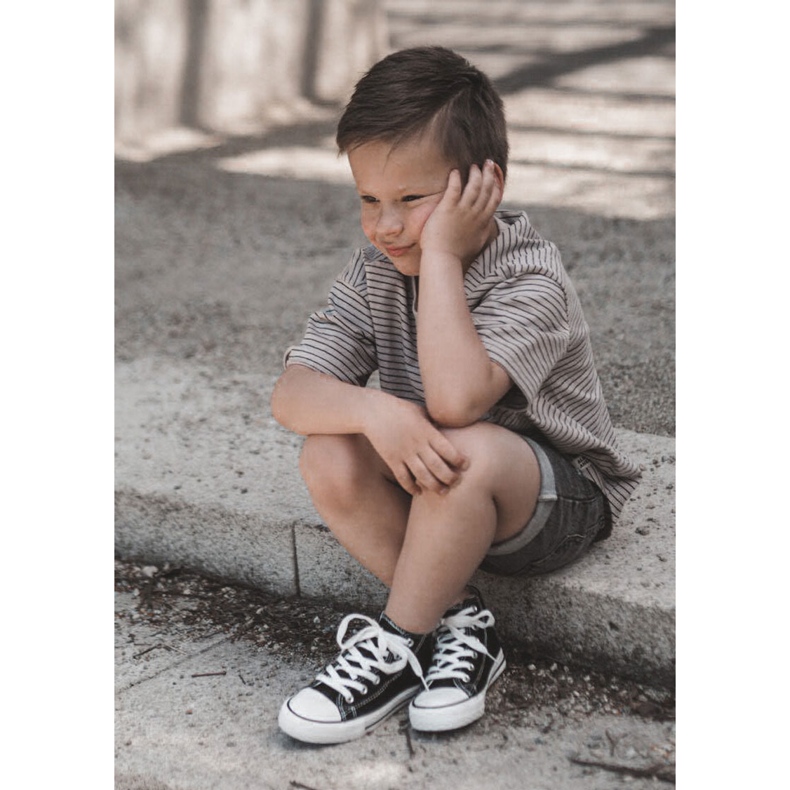 FR1 Pantofi Înalți Copii Negri Filemon negru 1