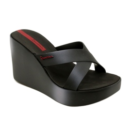 Papuci cu pană Ipanema 83423 Colore Fem AI975 Negru/Gri 1