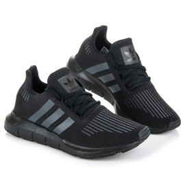 Adidas Swift Run j negru 4