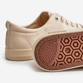 Pantofi de damă Smooth Low Big Star LL274061 Bej 1