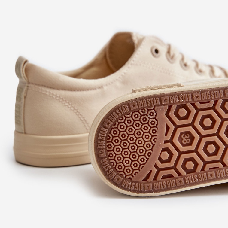 Pantofi de damă Smooth Low Big Star LL274061 Bej 1