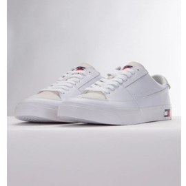Pantofi Tommy Hilfiger Vulcanized Ess M EM0EM01106 Ybr alb 1