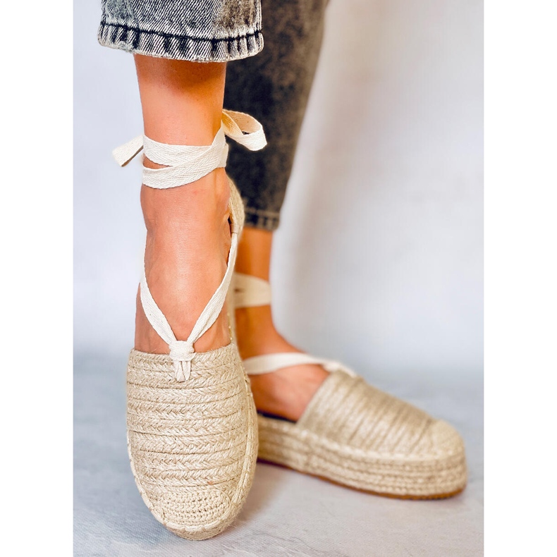 Sandale dama espadrile Seila Beige bej 2 Sandale dama espadrile Seila Beige bej 2