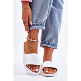 Papuci Big Star la modă pentru femei LL274A159 alb 1 Papuci Big Star la modă pentru femei LL274A159 alb 1