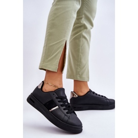 PG1 Pantofi sport cu platformă de damă Negru Soris 2