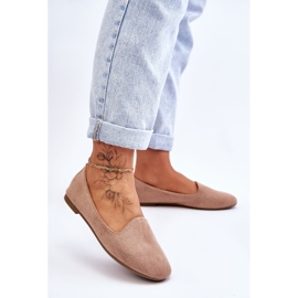 BM Balerini clasici din piele intoarsa, bej Nash 2