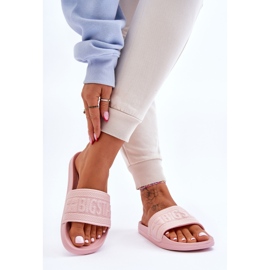 Papuci Big Star la modă pentru femei LL274A157 Roz deschis 2