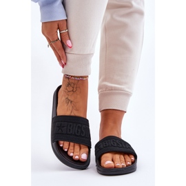 Papuci Big Star la modă pentru femei LL274A158 Negri negru 1