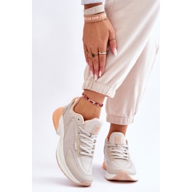 Sistem confortabil de spumă cu memorie Big Star Pantofi sport LL274336 Bej 2