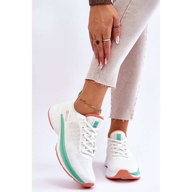 Pantofi sport ușori Sistem de spumă cu memorie Big Star LL274328 Alb 2