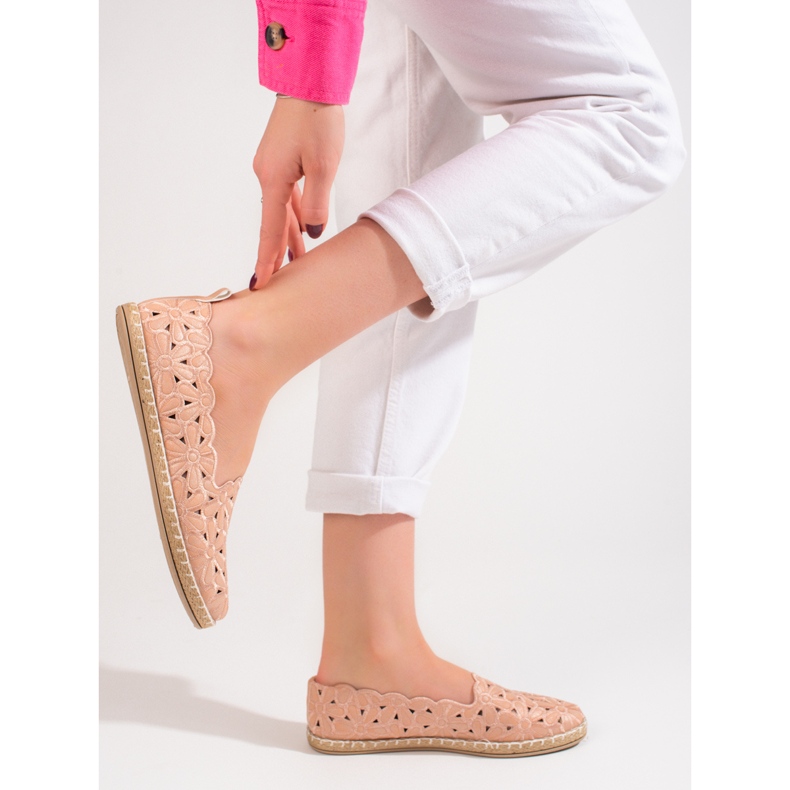 W. Potocki Balerini de damă ajurat Potocki bej 1