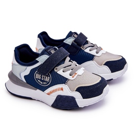 Pantofi pentru copii Memory Foam System Big Star LL374225 Bleumarin albastru 7