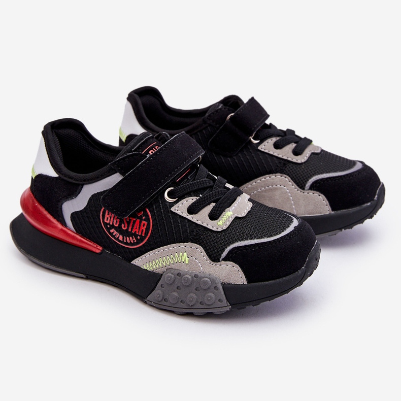 Pantofi pentru copii Sistem de spumă cu memorie Big Star LL374224 Negru 1