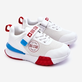 Pantofi sport joase pentru copii Sistem de spumă cu memorie Big Star LL374213 Alb 1