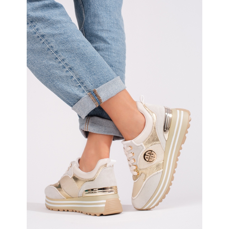 W. Potocki Tenisi de damă Potocki aurii de aur 2