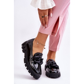 Vinceza Mocași cu platformă lăcuți pentru femei, negri Bennett negru 1