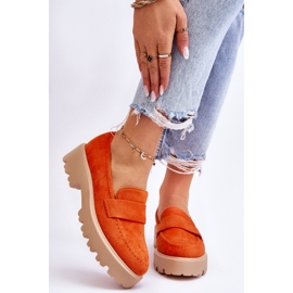 Vinceza Corrin Classic Suede Loafers Mocasini Portocaliu portocale 1