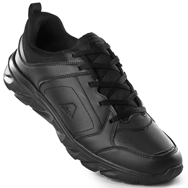 Pantofi sport oversize pentru bărbați Black American Club 139/23 negru 1