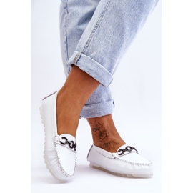 Vinceza Mocasini confortabili din piele de dama alb Miguel 2 Vinceza Mocasini confortabili din piele de dama alb Miguel 2