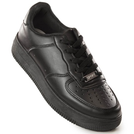 Pantofi sport negri de damă Potocki 16002 negru 1 Pantofi sport negri de damă Potocki 16002 negru 1