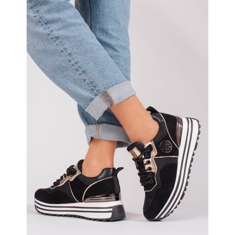 W. Potocki Tenisi dama cu siret Potocki negri negru 2