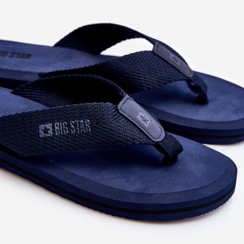 Flip Flops pentru bărbați Big Star LL174617 Bleumarin albastru 1