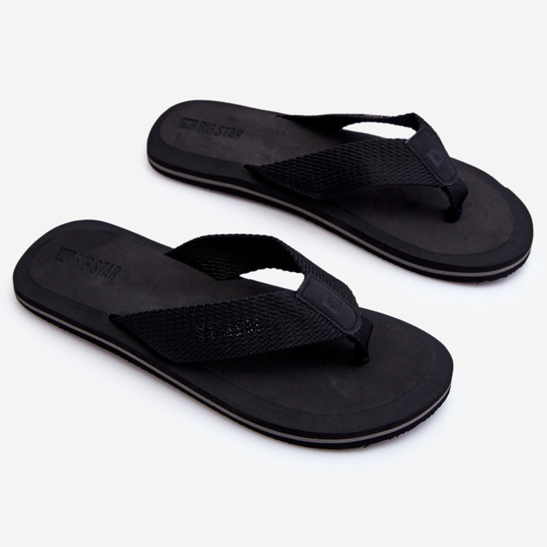 Flip Flops pentru bărbați Big Star LL174618 Negru 1