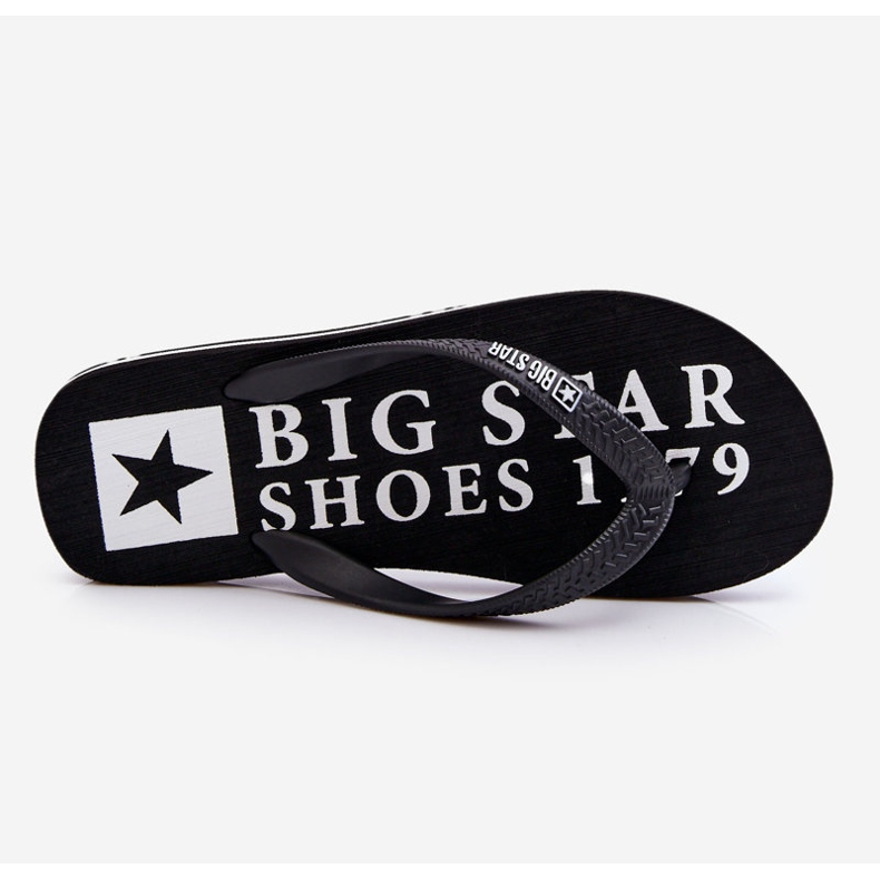 Flip-flops ușoare pentru bărbați Big Star LL174444 negru 1