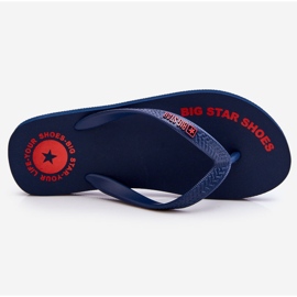Flip Flops pentru bărbați Big Star LL174424 Bleumarin negru 1