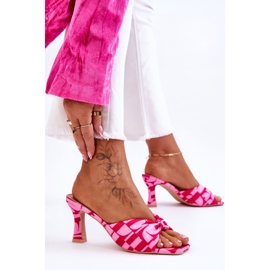 Tocuri la modă În Roz Floria Print 3