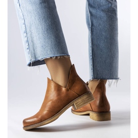 PA1 Cizme maro cu partea superioară neregulată de la Lacombe 1 PA1 Cizme maro cu partea superioară neregulată de la Lacombe 1