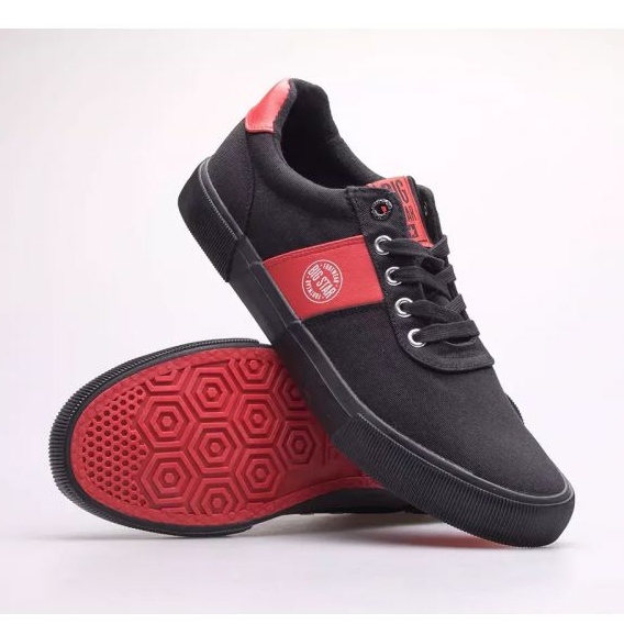 Pantofi Big Star M JJ174255 negru roșu 1