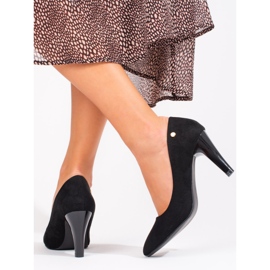 Pompe Shelovet clasice elegante de damă negru 2