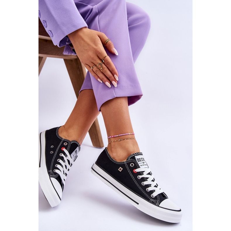 Pantofi de damă Big Star T274023 Negri negru 1