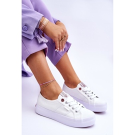 Pantofi de damă cu platformă Cross Jeans LL2R4040 Alb 1 Pantofi de damă cu platformă Cross Jeans LL2R4040 Alb 1