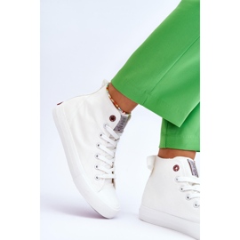 Cross Jeans Pantofi înalți clasici de damă, blugi încrucișați LL2R4086C alb 3