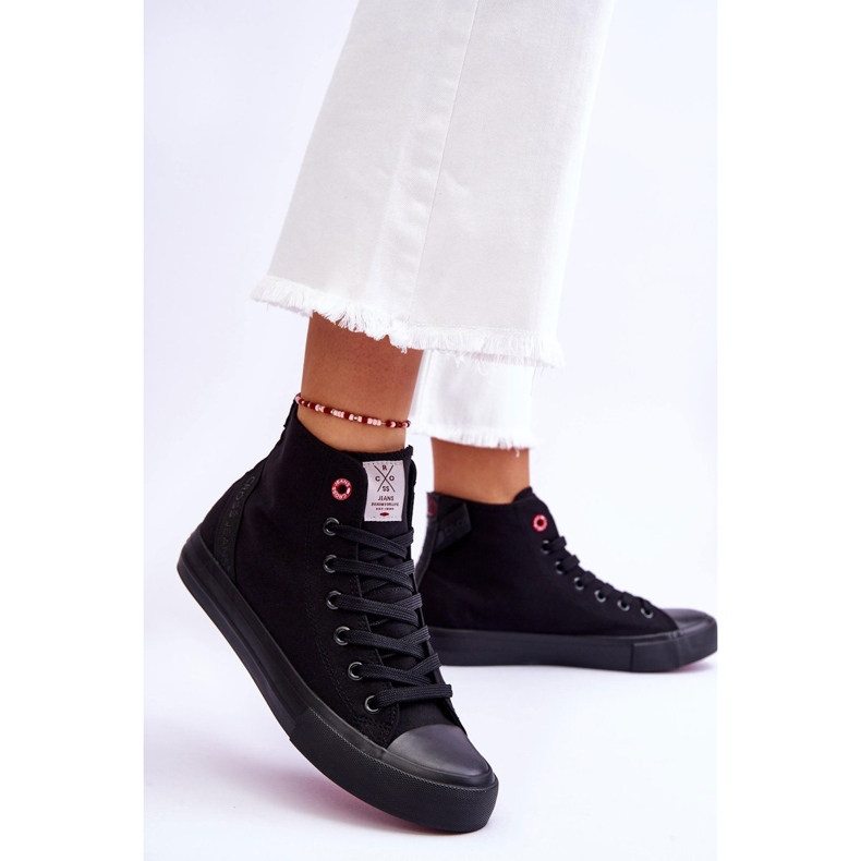 Cross Jeans Pantofi de damă Classic High Top Jeans Cross LL2R4088C Negru 2 Cross Jeans Pantofi de damă Classic High Top Jeans Cross LL2R4088C Negru 2
