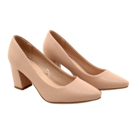 Sergio Leone Pompe cu toc înalt PB414 Roz pudrat 5