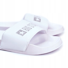 Papuci pentru bărbați Big Star Rubber White GG174935 alb 4