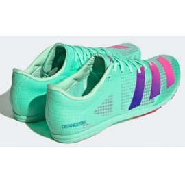 Pantofi adidas Spikes Distancestar M GV9078 verde 1