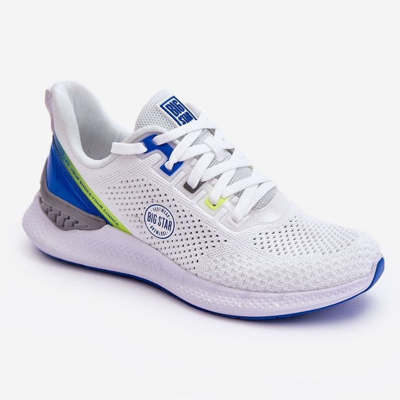 Pantofi comozi pentru bărbați, spumă cu memorie Big Star LL174102 alb 1