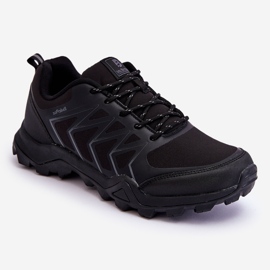 Pantofi sport de trekking Softshell pentru bărbați Black Jack negru 1