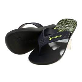 Șlapi pentru bărbați Rider 11804 AE205, negru albastru 4
