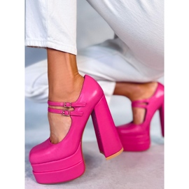 BM Pompe cu platformă de cereale Loit Fuchsia roz 1 BM Pompe cu platformă de cereale Loit Fuchsia roz 1