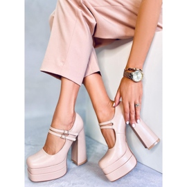 BM Pompe cu platformă de cereale Loit Beige bej 1